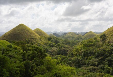 The Chocolate Hills are one of the top Bohol attractions