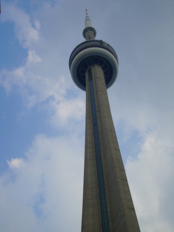 The CN Tower in Toronto.