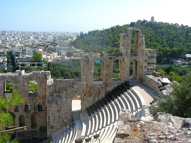 Ruins in Athens.
