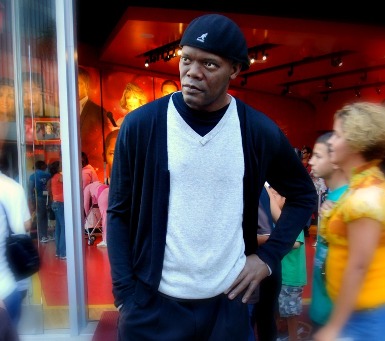 Not quite Samuel L. Jackson. madame tussads wax museum hollywood
