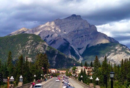Banff townsite alberta canada