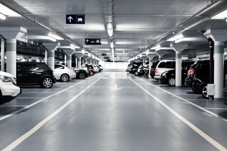 A parking lot. Courtesy of Shutterstock.