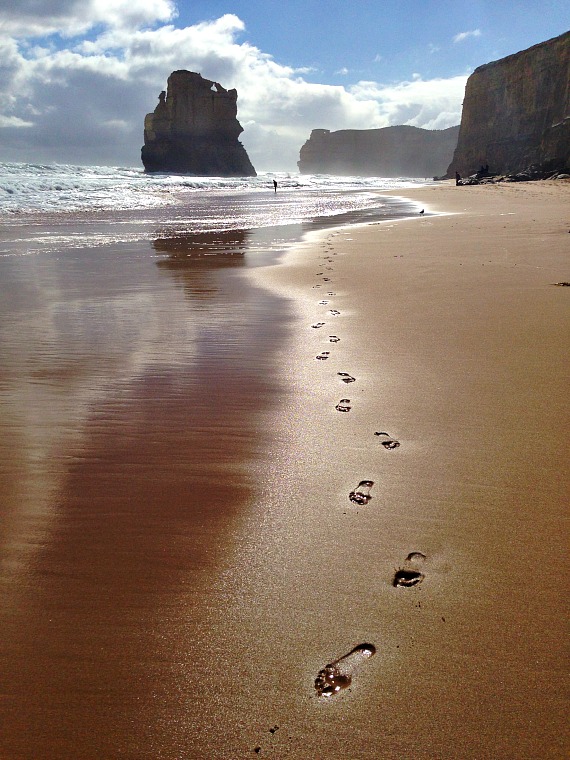 Gibsons Steps, a stop along the great ocean road in Australia