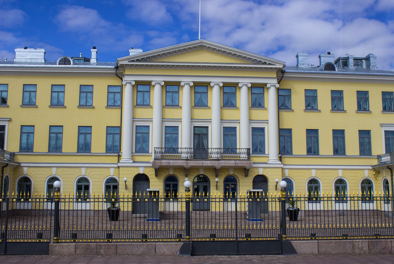 Presidential Palace in Helsinki, Finland