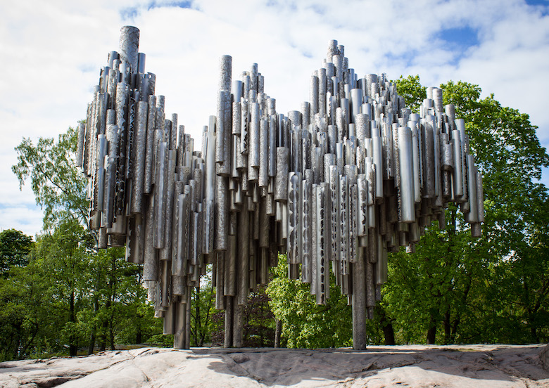 Sibelius Monument in Helsinki, Finland