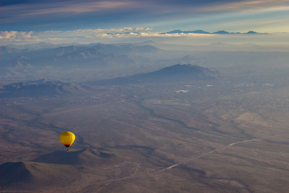 Phoenix hot air balloon ride