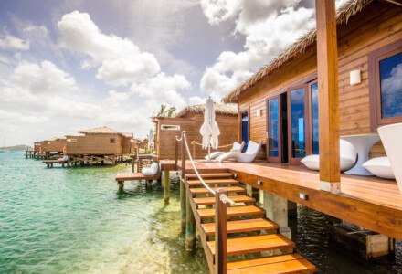 Overwater bungalow at Sandals Grande St. Lucian