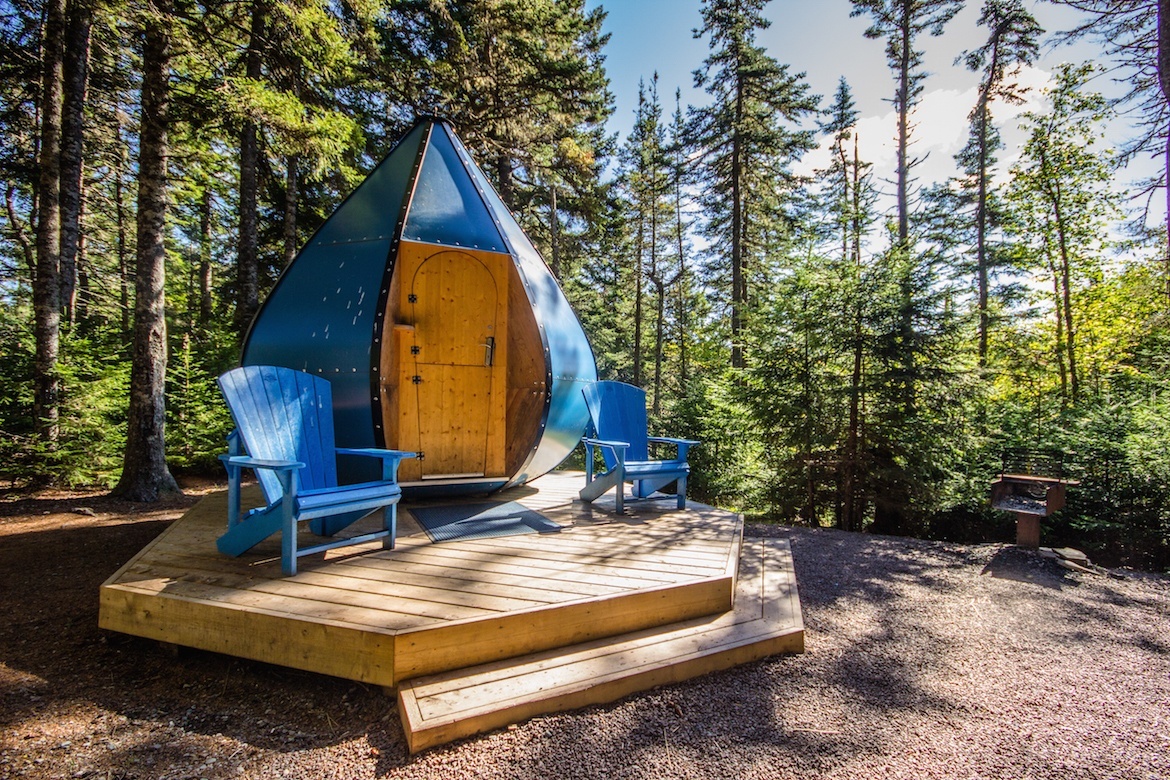 Fundy National Park, New Brunswick, unique accommodations