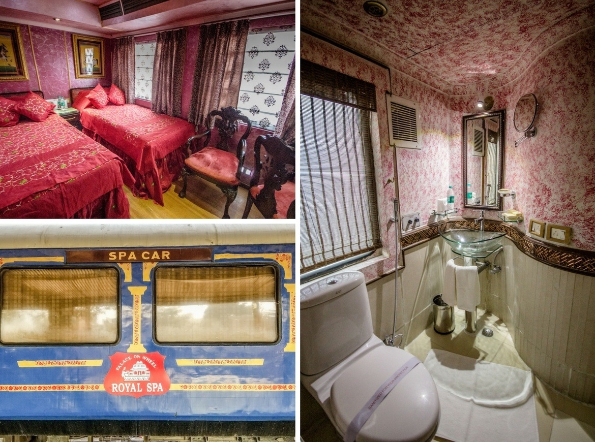 The Palace on Wheels train in India
