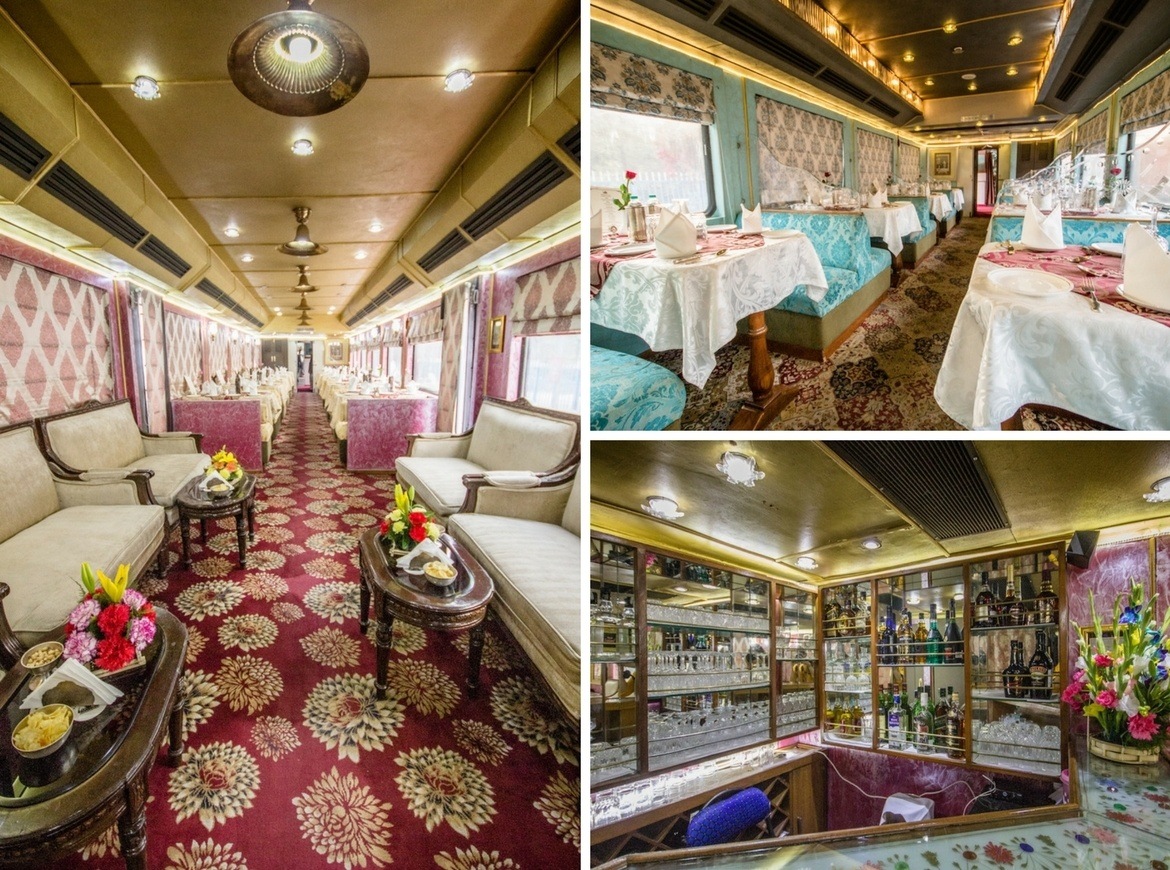 The Palace on Wheels train in India