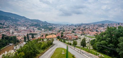 Sightseeing in Sarajevo, Bosnia