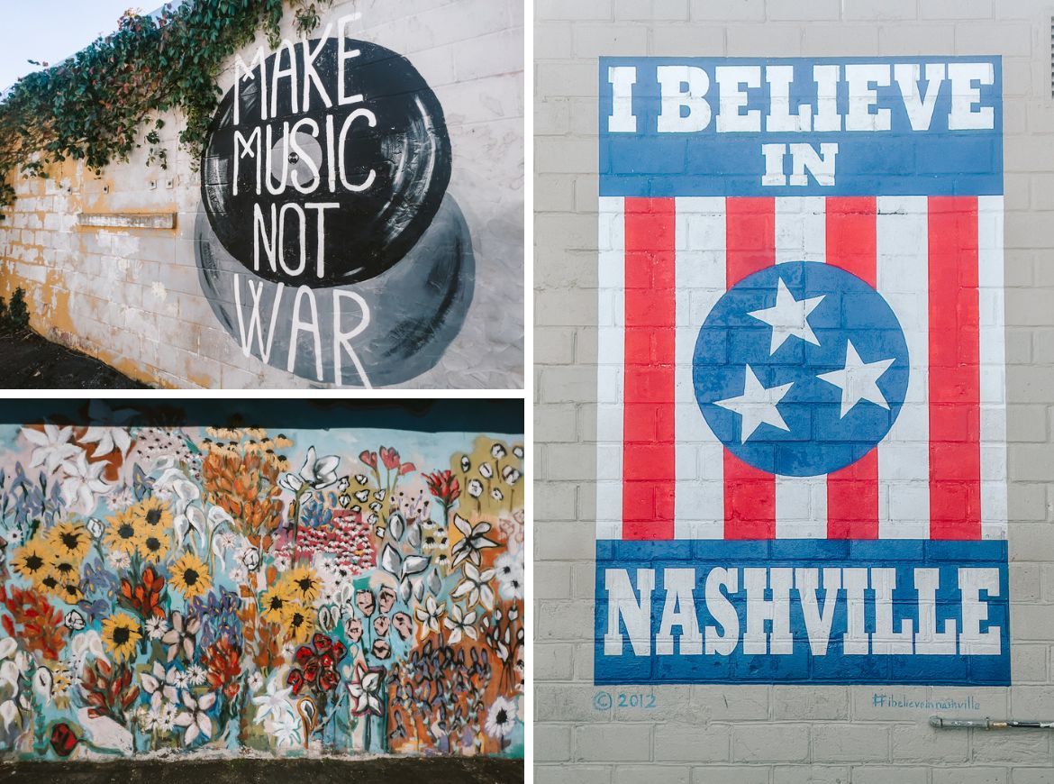 Murals in 12South, Nashville