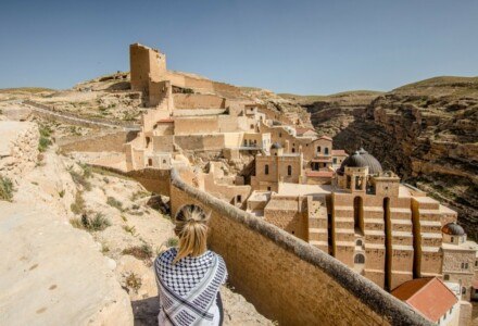 Visiting Mar Saba Monastery is one of the things to do in Palestine