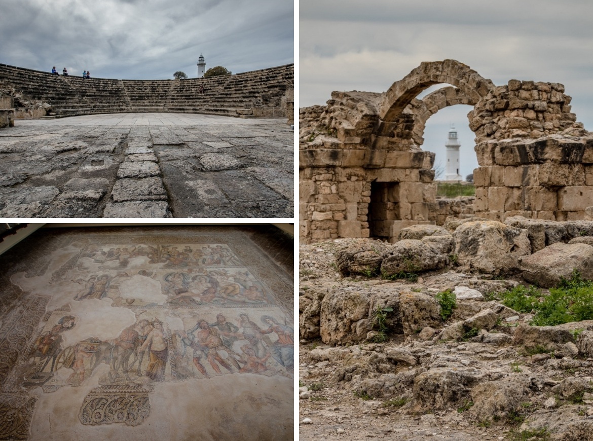 Visiting the Kato Paphos Archaeological Park is one of the best things to do in Paphos, Cyprus