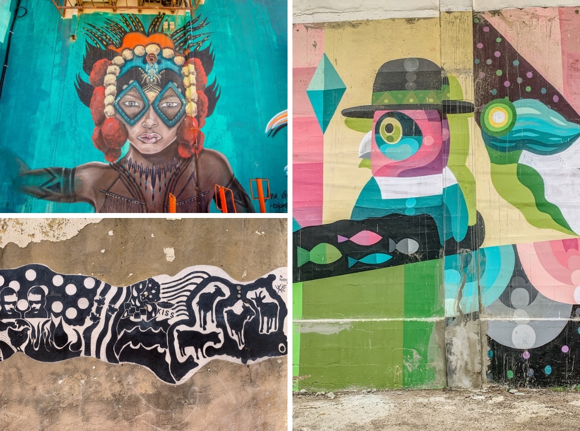 Street art in San Nicolas, Aruba