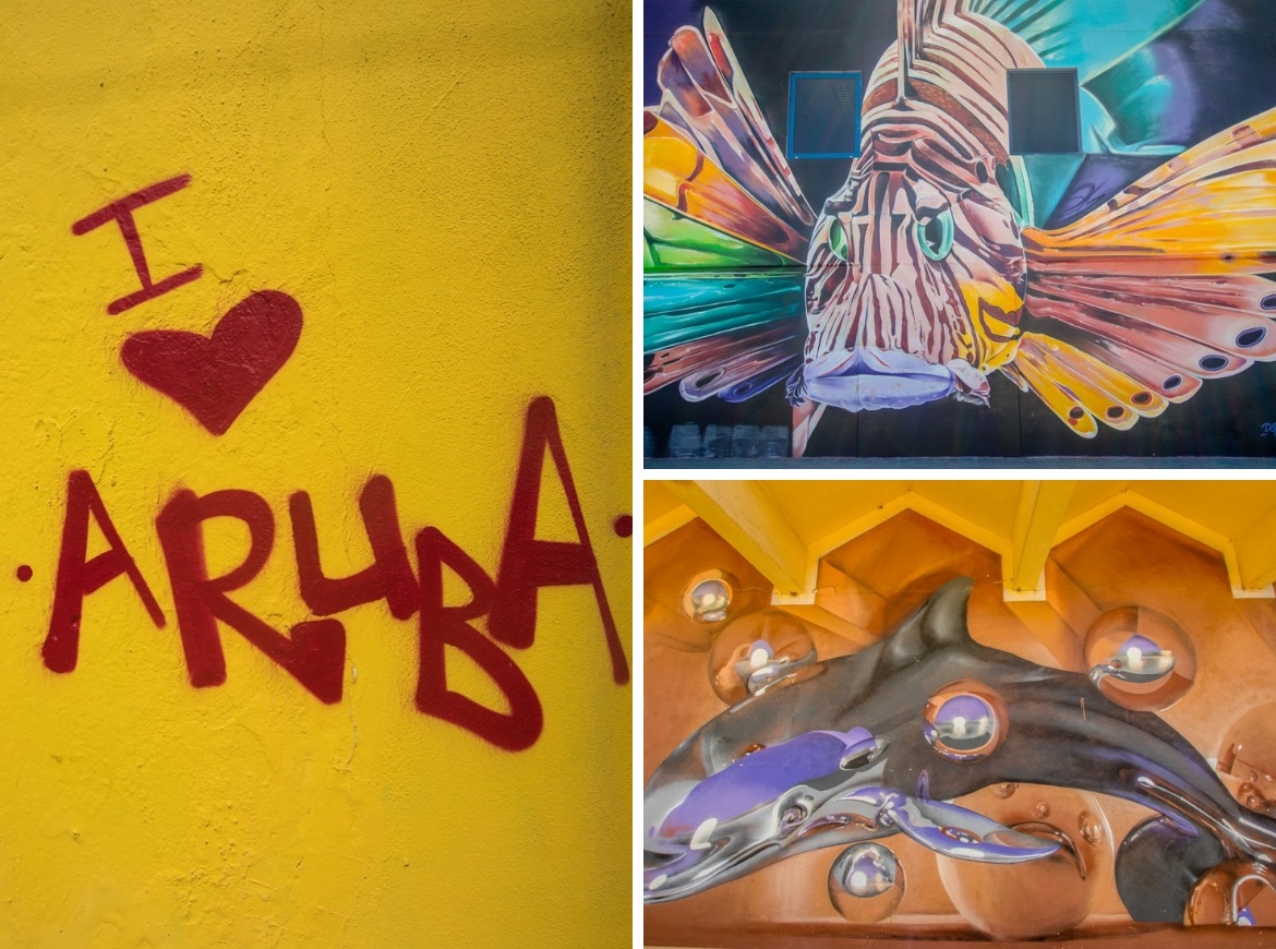 Street art in San Nicolas, Aruba