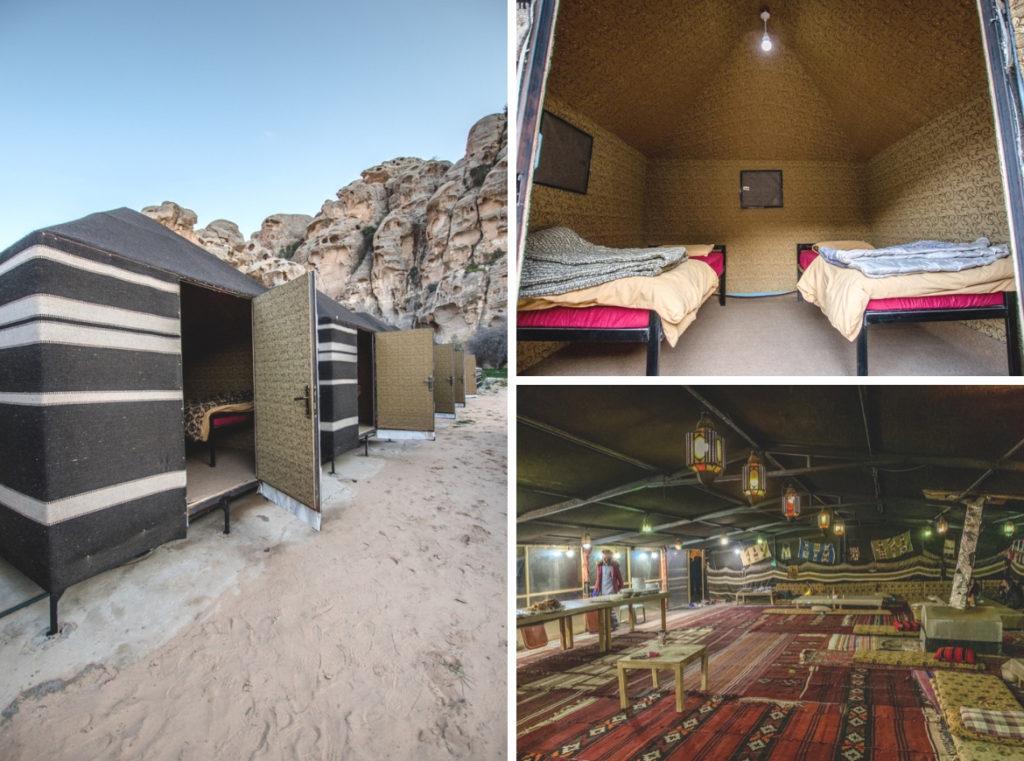 Ammarin bedouin camp in Little Petra, Jordan