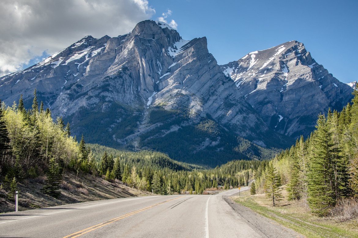 Highway 40 in Kananaskis