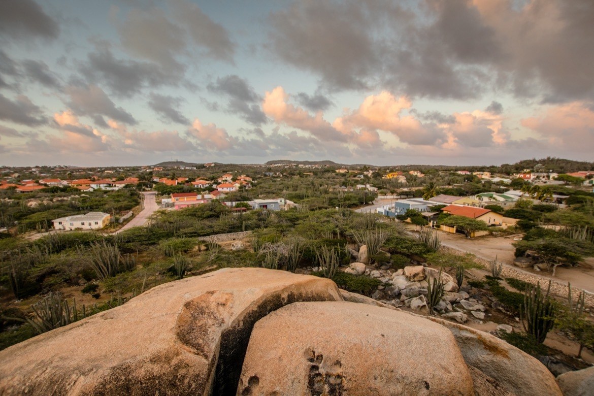 The Casibari Rocks in Aruba