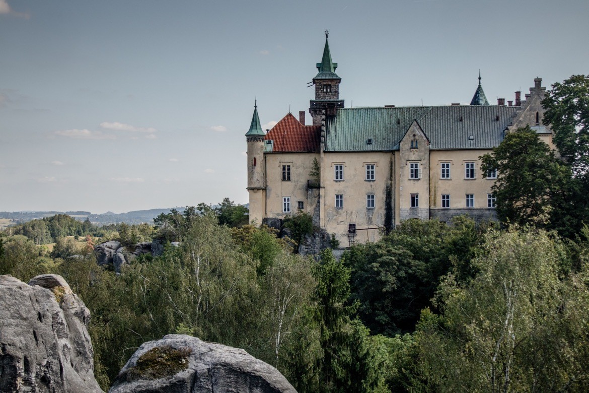 Hrubá Skála castle in Cesky Raj, the Bohemian Paradise