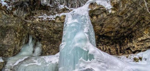 Winter at Troll Falls