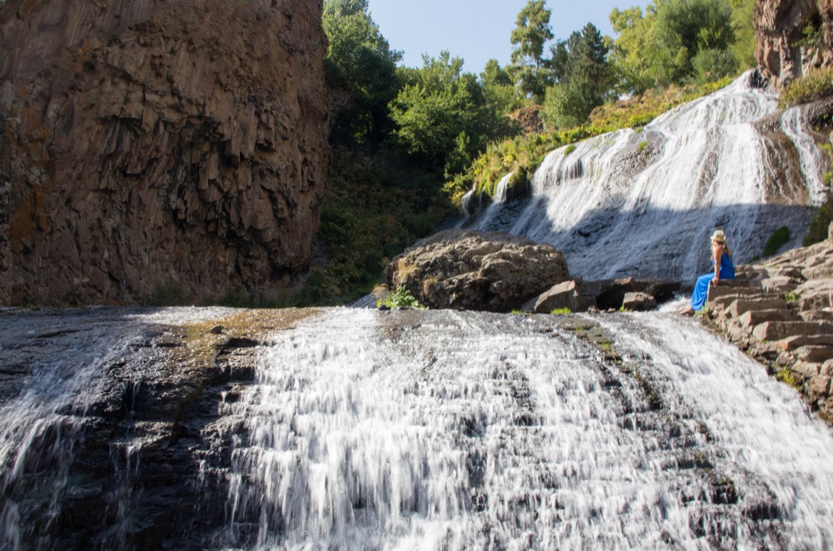 The Jermuk waterfall