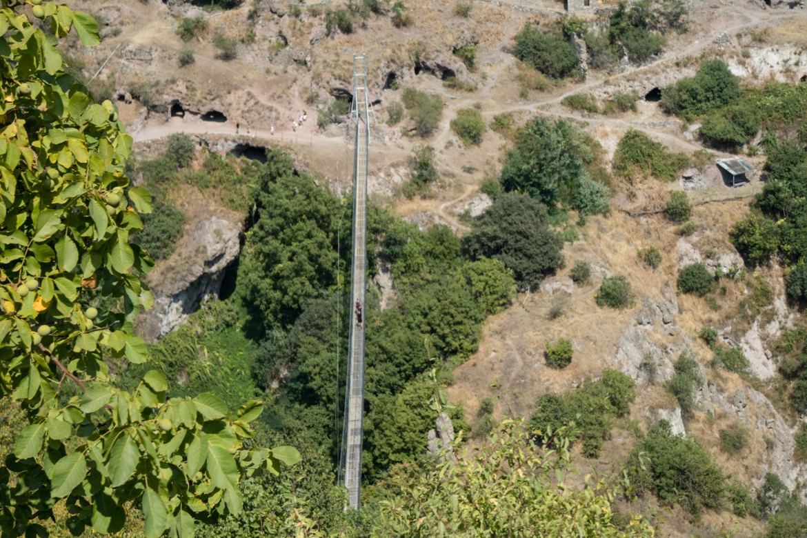 The Khndzoresk suspension bridge