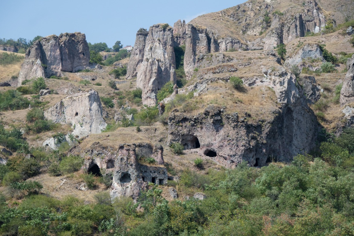 Ancient cave dwellings in Khndzoresk 