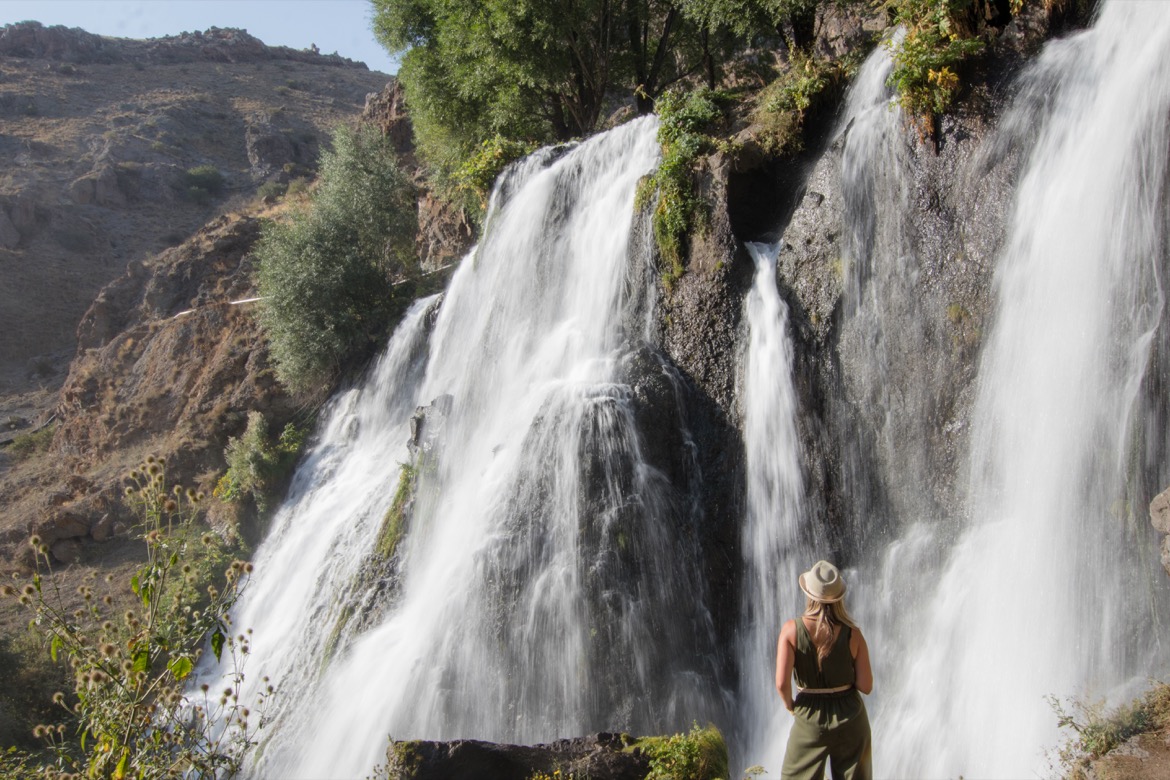 The Shaki waterfall