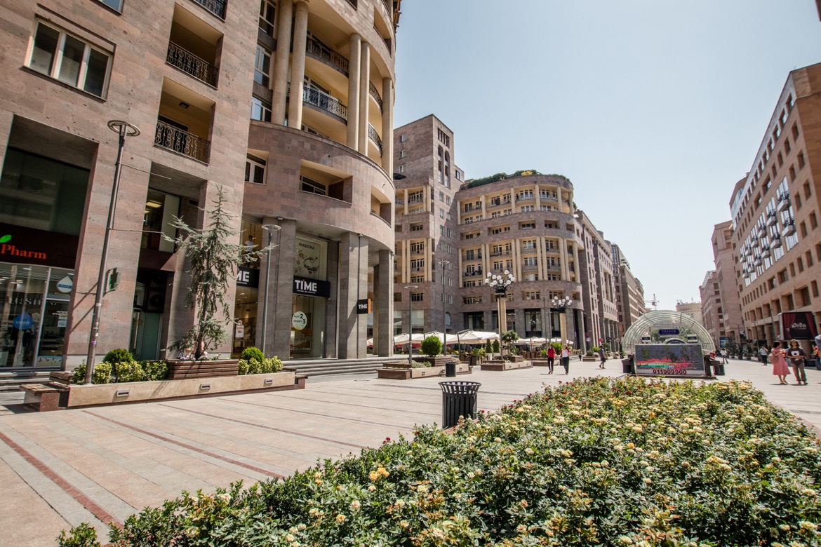 North Avenue in Yerevan