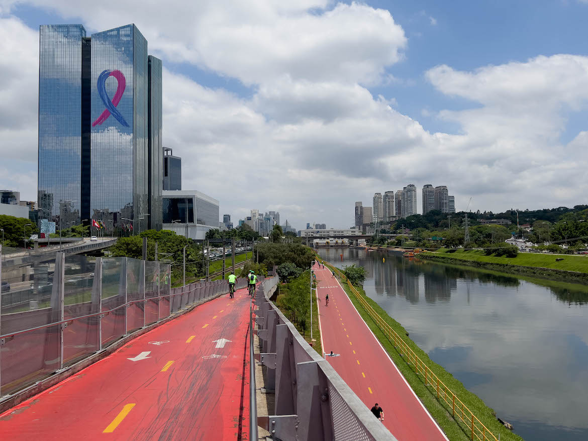 Cycling in Sao Paulo