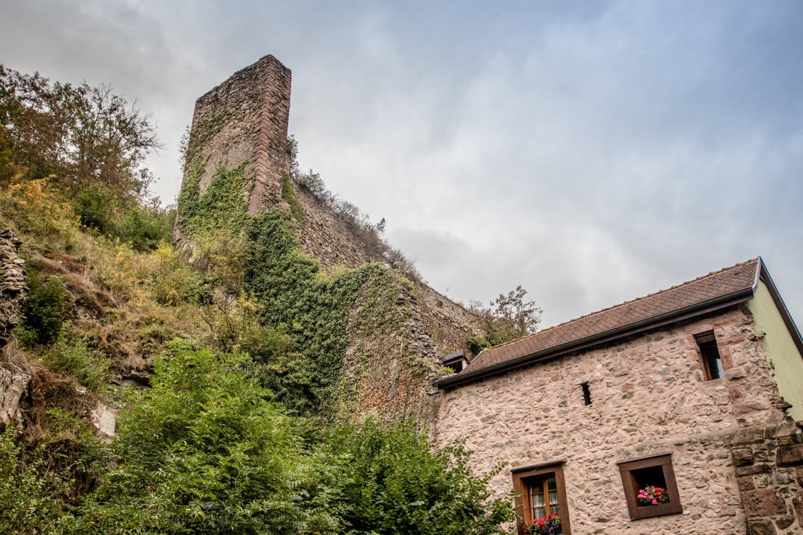 Kayserberg Castle in Alsace, France