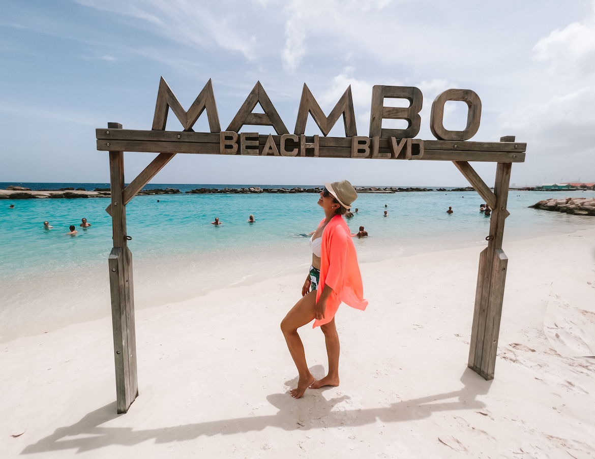 Mambo Beach in Curacao