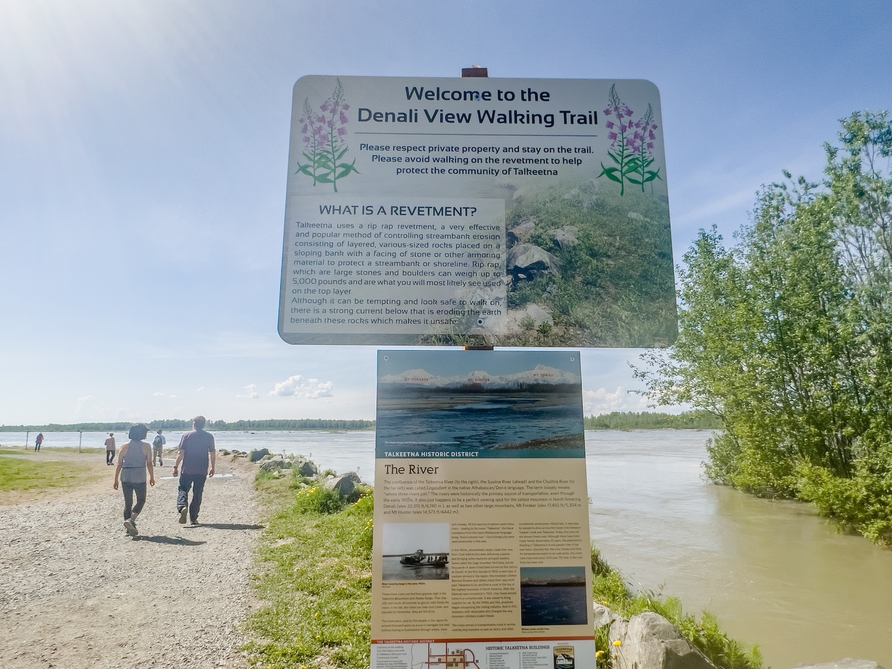 Denali View Walking Trail in Talkeeta, Alaska