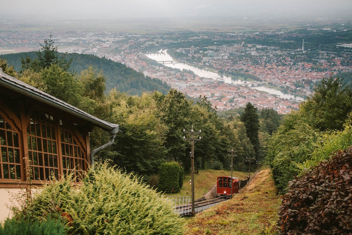 The funicular in Heidelberg