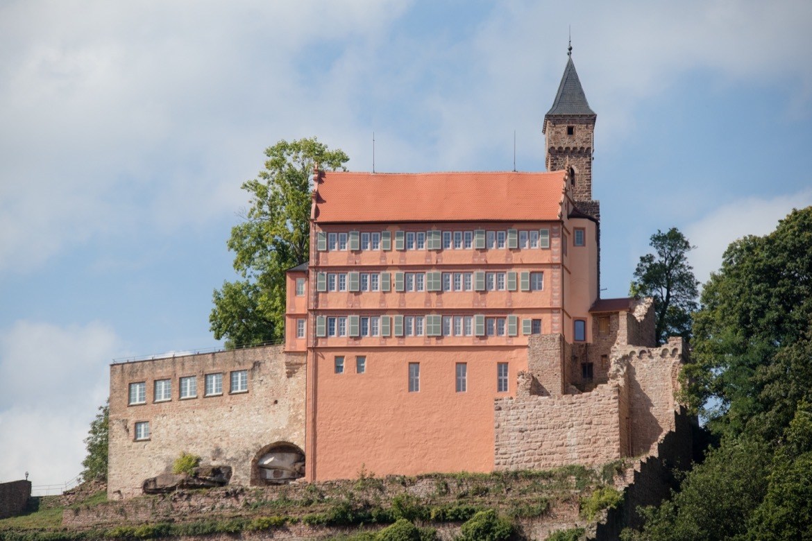 Hirschhorn Castle in Germany