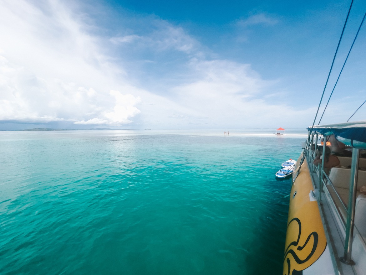 A catamaran cruise in the Mamanuca Islands, Fiji