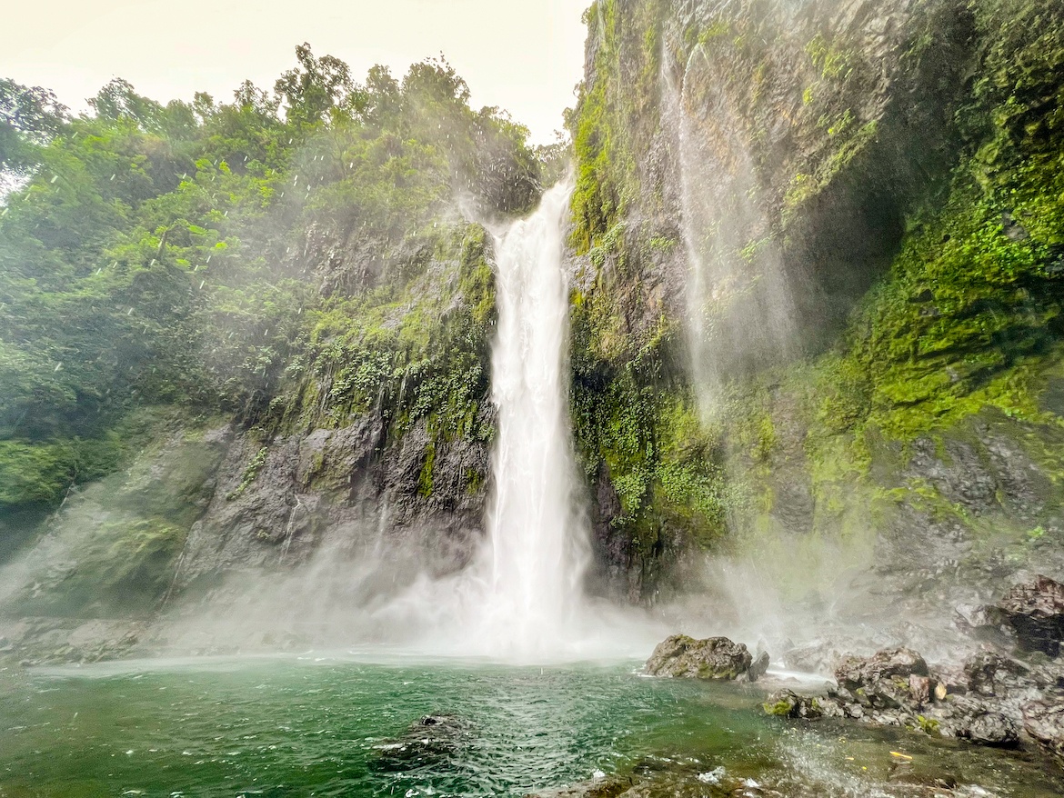 The Suvulelele waterfall in Fiji