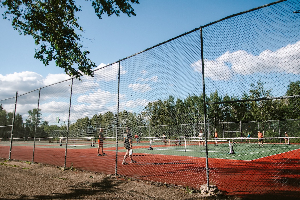 Tennis court in Wasagaming Manitoba