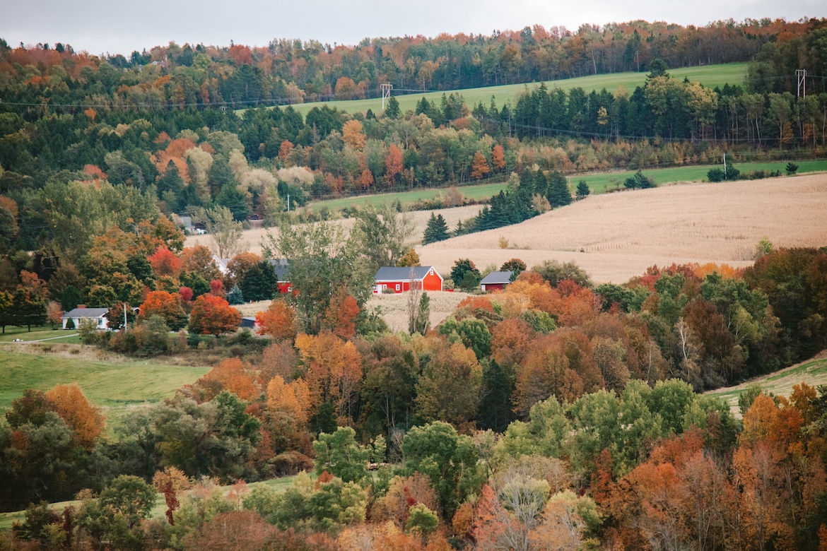 Grand-Pre Nova Scotia during fall