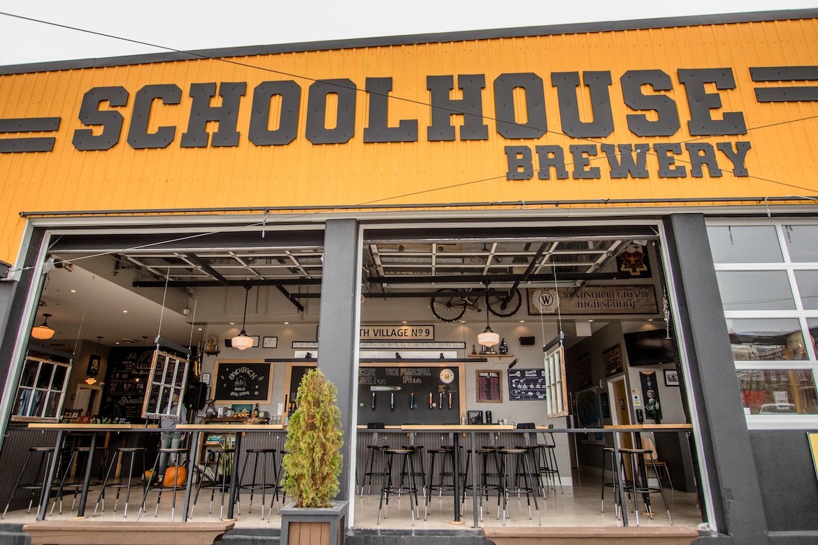 Schoolhouse Brewery in Windsor, Nova Scotia