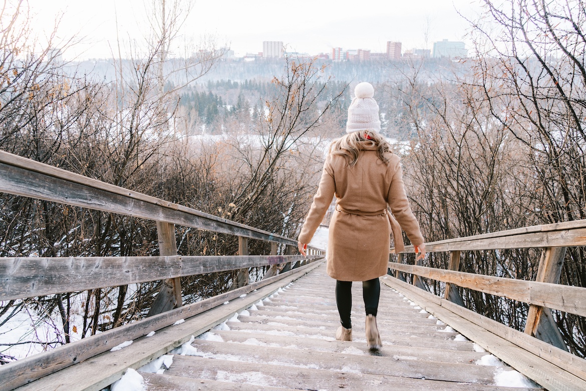 Winter in Edmonton, Alberta