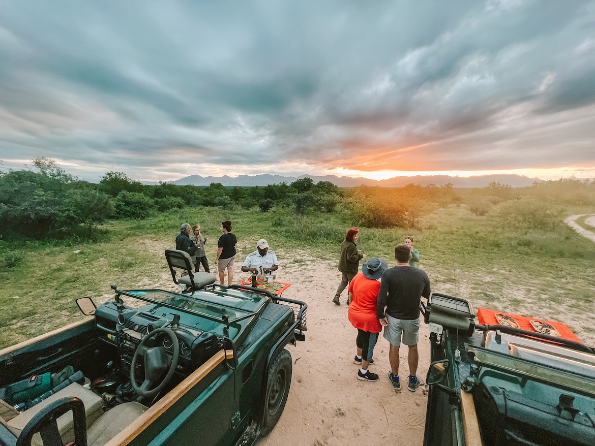 A sunset game drive in Greater Kruger National Park
