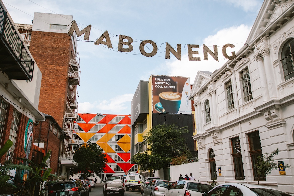 The Maboneng district in Johannesburg