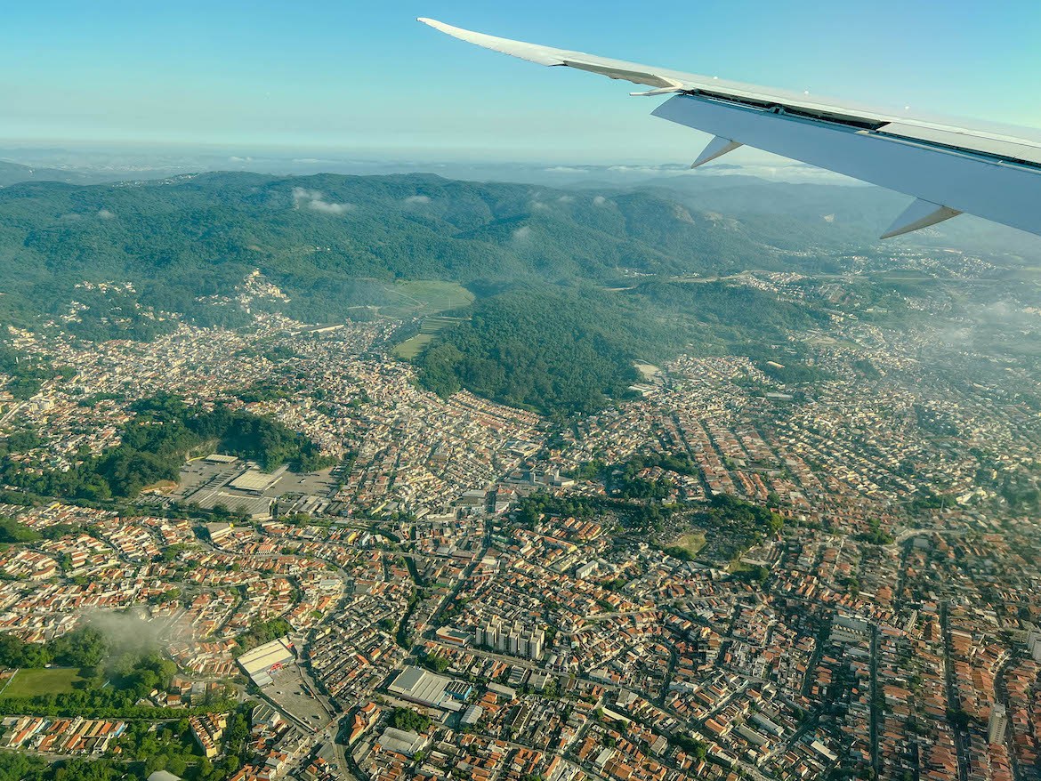 An aerial view of Sao Paulo
