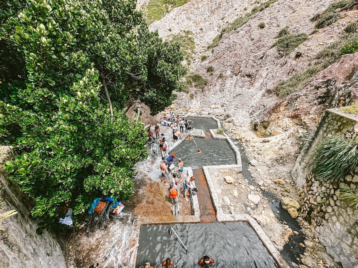 Sulphur Springs, St Lucia: Mud baths and a drive-in volcano