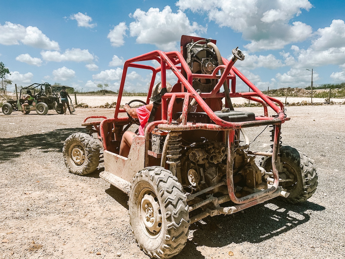 A dune buggy in Punta Cana