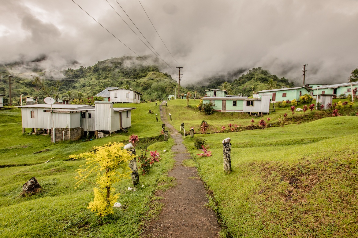 The village of Nabalesere, Fiji