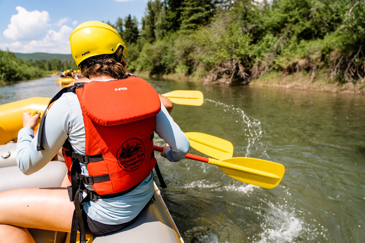 White water rafting in Montana with Glacier Raft Company