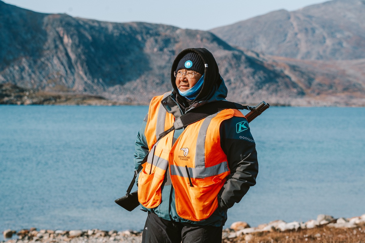 Inuit educator and bear monitor Maria Merkuratsuk